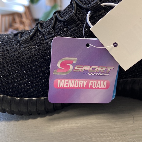 Skechers S Sport charlize sneakers black new - Picture 3 of 7